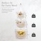 Cotton Fruit Basket, Handmade Hanging Fruit Basket 3 tier, Kitchen Storage, and Home Storage, Vegtable Wall Hanger, Macrame Decor (White)